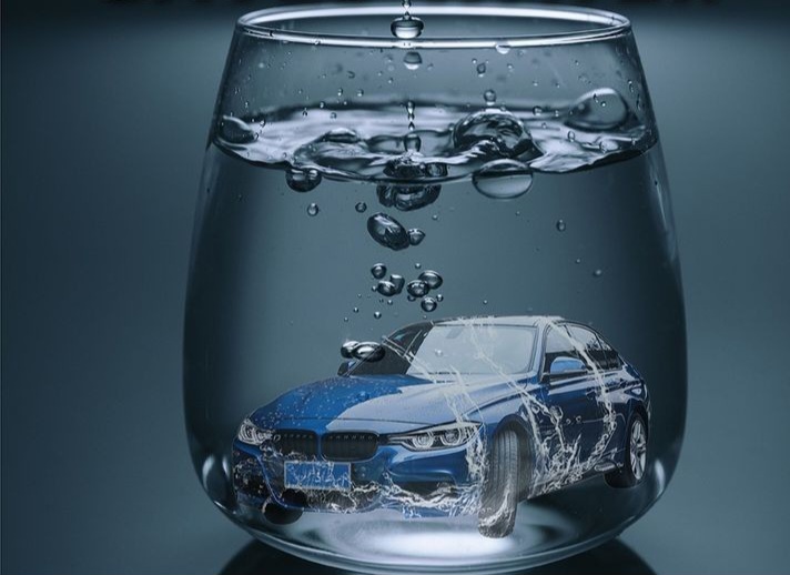 The idea of conserving water in car washes